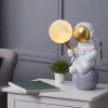 Astronaut lunar exploration desk lamp, bedroom bedside desk decoration, 3D lunar decorative lamp, modern aerospace astronaut lighting fixtures Specification image
